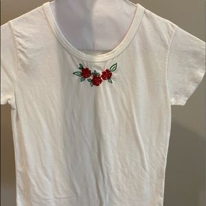 brandy Melville rose crop top